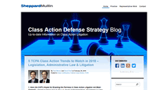 Desktop Screenshot of classactiondefensestrategy.com