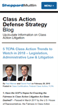 Mobile Screenshot of classactiondefensestrategy.com